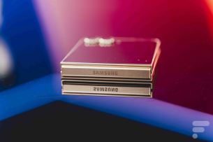 Samsung Galaxy Z Flip 7 Olympic Edition (hiver) // Source : Chloé Pertuis - Frandroid