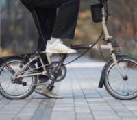 Un vélo pliant équipé de la transmission Contavelo Easy Ride. // Source : Contavelo