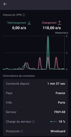 Interface Proton VPN