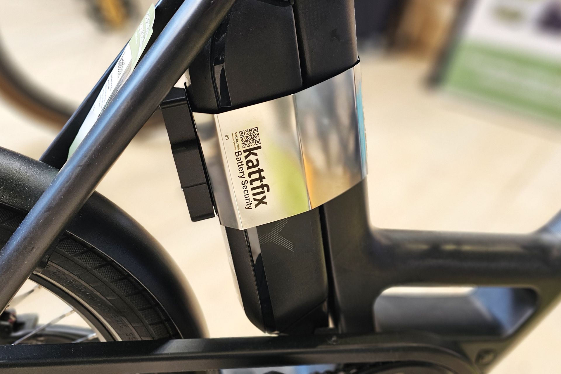 Antivol batterie vélo électrique Katt'fix