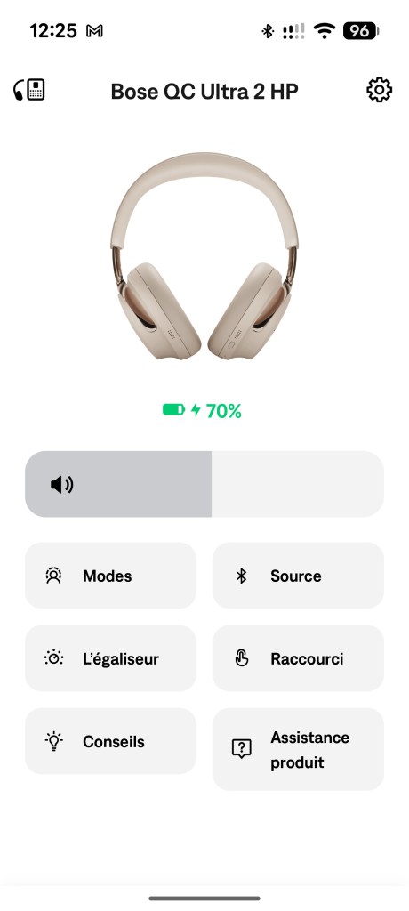 Bose application casques et écouteurs // Source : Sylvain Pichot - Frandroid