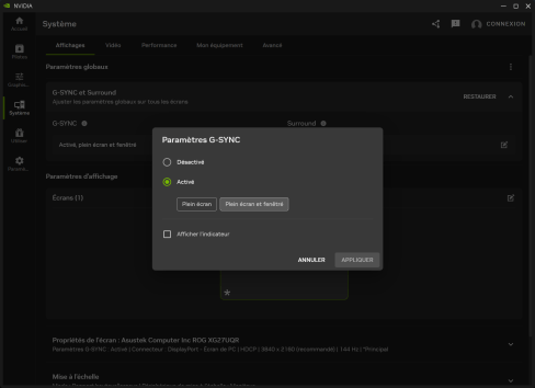 G-Sync Nvidia App