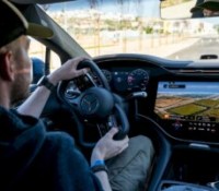 Mercedes-Benz EQS (2026) avec direction steer-by-wire // Source : Mercedes-Benz