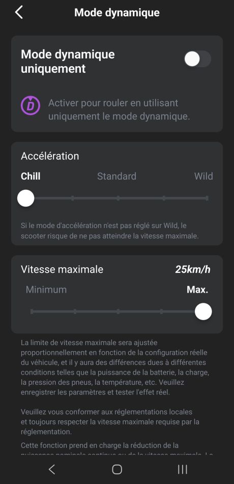 Trottinette électrique Niu KQi 100F application 5