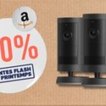 Pendant ses ventes flash, Amazon propose son pack de 2 Ring  Outdoor Camera Plus 2K à -50 %