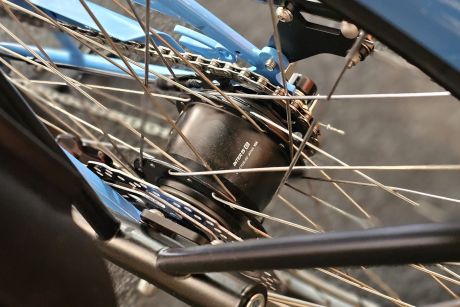 Vélo Tandem électrique Bicicapace transmission Nexus