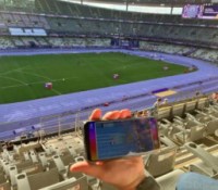 Réception d'un signal 5G Broadcast pendant les JO de Paris 2024 // Source : TDF