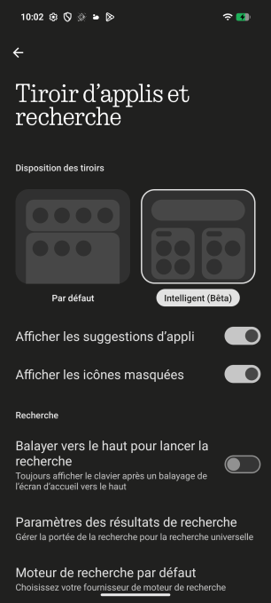 Tiroir apps Nothing Phone (4a) Pro _20260310-100215