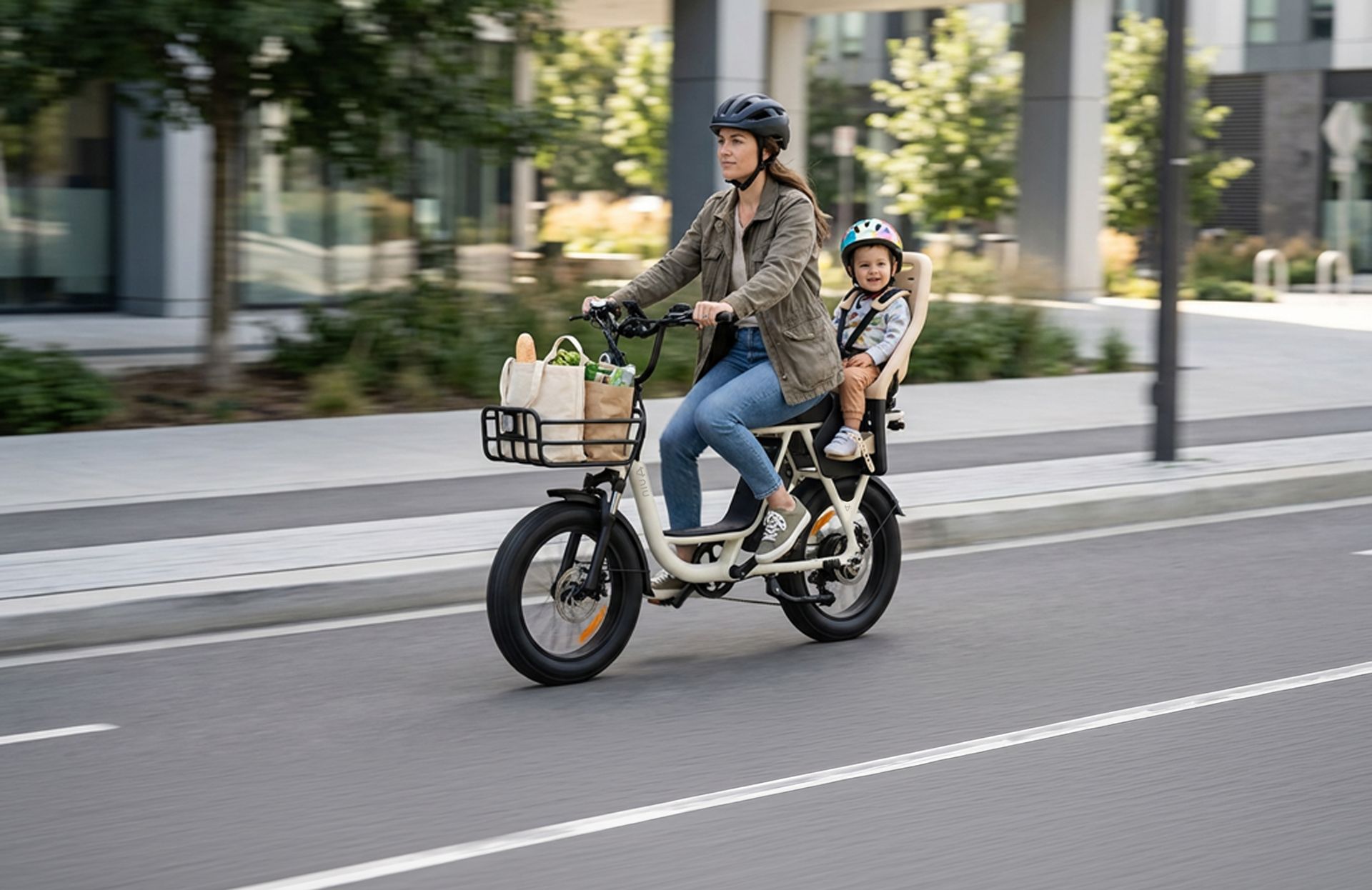 Vélo fatbike électrique Niu BQi Utility 200