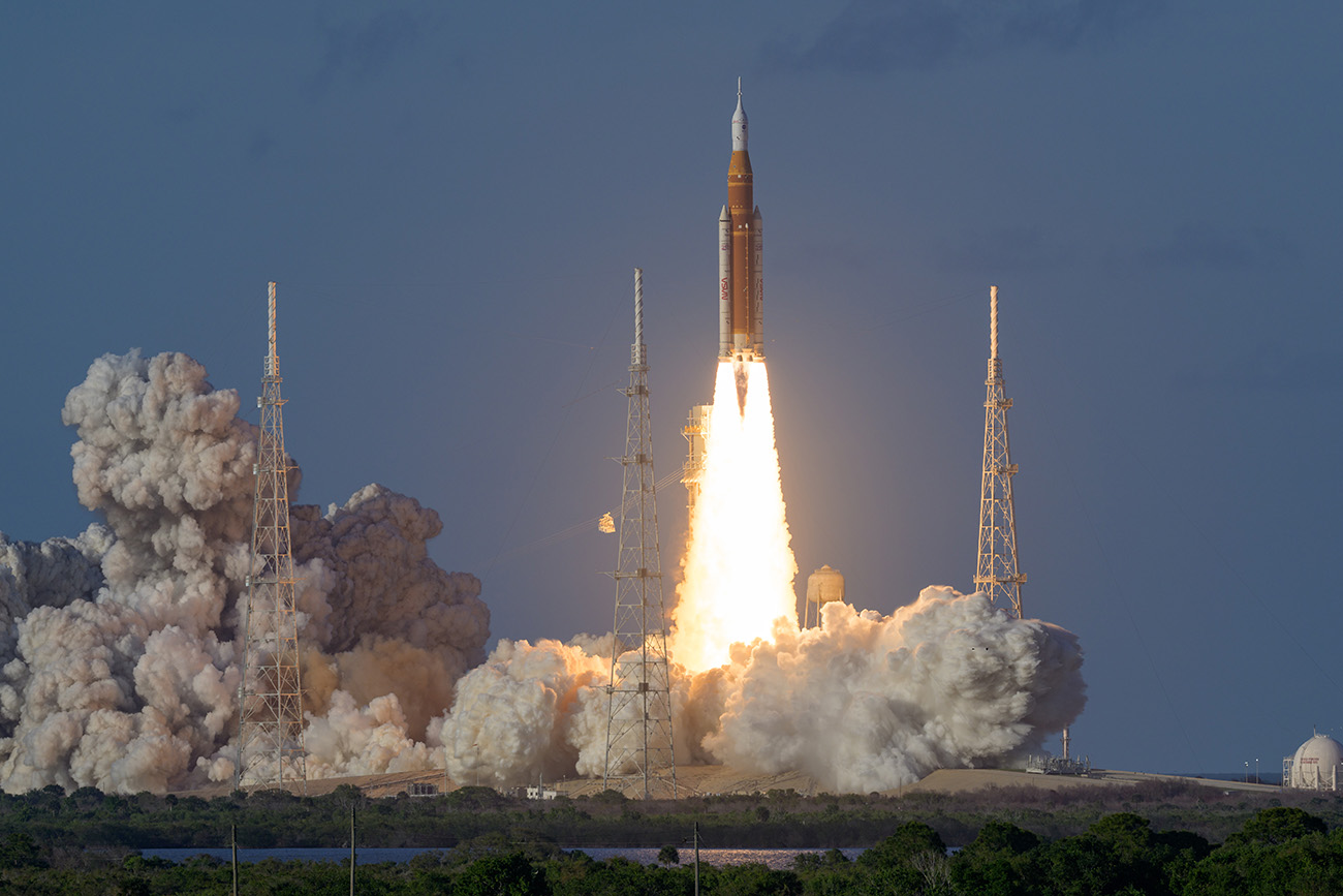 Le lancement du vaisseau Orion