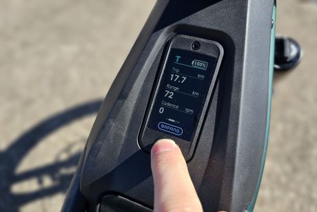 Vélo électrique longtail Brekr L250 écran 2