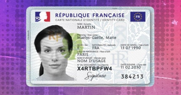 La nouvelle carte d’identité biométrique (pour illustration) // Source : Ministère de l'Intérieur (montage Frandroid) La nouvelle carte d’identité biométrique (pour illustration) // Source : Ministère de l'Intérieur (montage Frandroid)