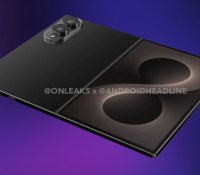 Rendu du Samsung Galaxy Z Fold 8 Wide // Source : OnLeaks et Android Headlines