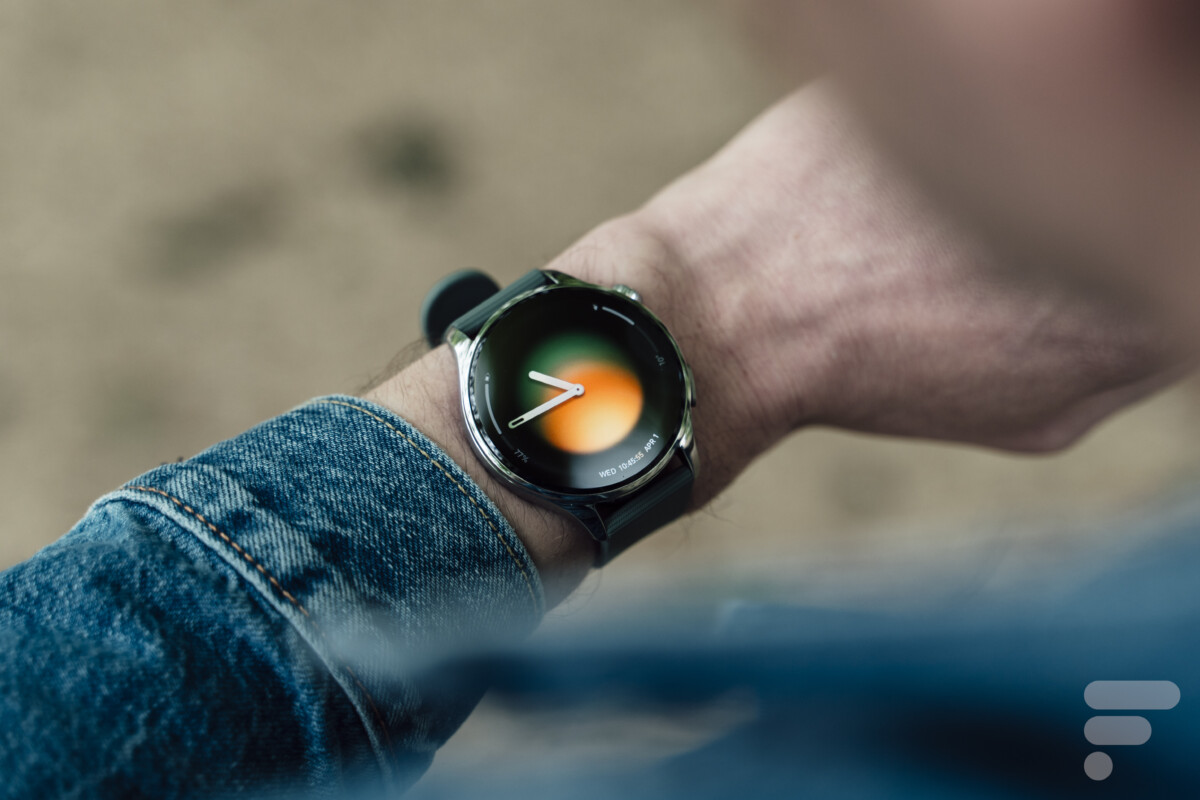 La Xiaomi Watch 5 // Source : Chloé Pertuis - Frandroid La Xiaomi Watch 5 // Source : Chloé Pertuis - Frandroid