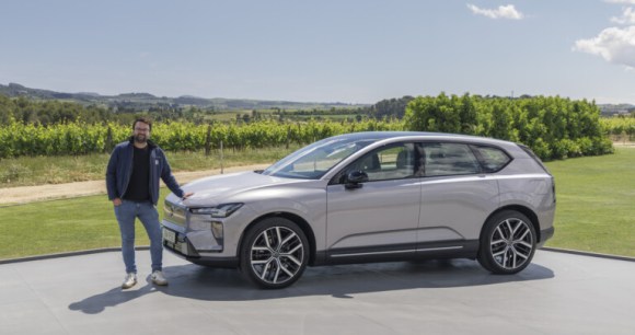 Volvo EX60 // Crédits : Thomas Antoine pour Frandroid