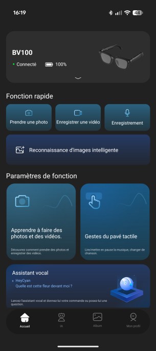 L'interface