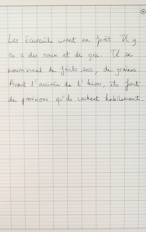 Conversion écriture manuscrite1