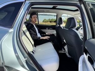 Essai Geely E5 // Source : Paul-Émile CASSORET pour Frandroid