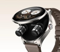 La montre connectée Huawei Watch Buds 2, qui fait aussi office de boîtier d'écouteurs sans fil.