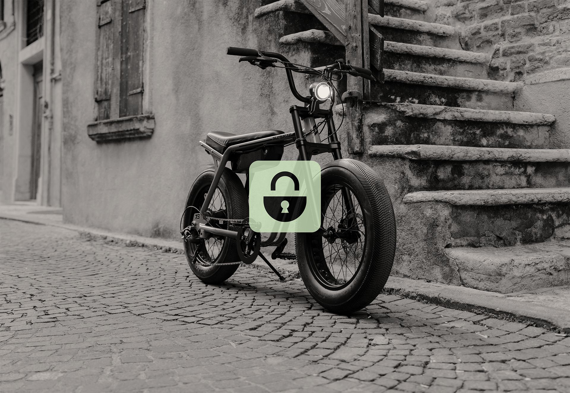 Super73 fatbike électrique connectivité Comodule