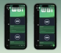 Le design Liquid Glass dans les conversations WhatsApp sur iPhone // Source : WABetaInfo
