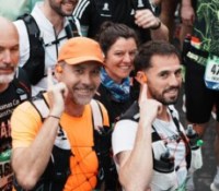 Départ du marathon de Paris en 2025 // Source : Shokz