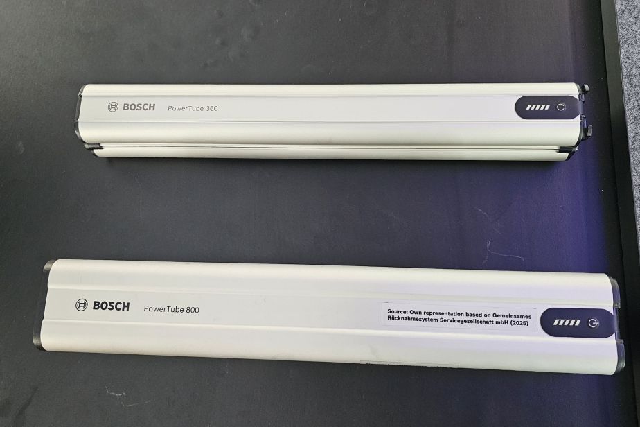 Bosch PowerTube 360 vs 800