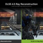 DLSS 4.5 Ray Reconstruction débarque en août sur toutes les RTX, et Nvidia en fait l’argument gaming de sa puce Arm RTX Spark DLSS 4.5 Ray Reconstruction débarque en août sur toutes les RTX, et Nvidia en fait l’argument gaming de sa puce Arm RTX Spark