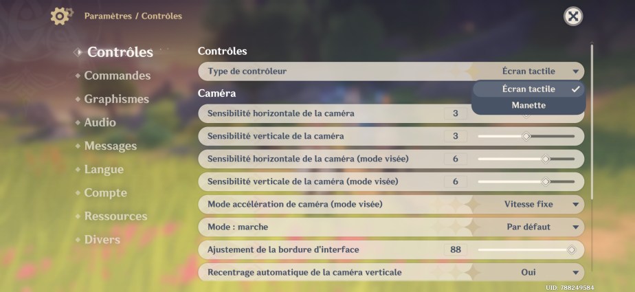 Capture d'écran Genshin Impact