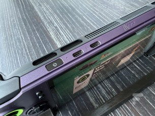MSI Claw 8 EX AI+ avec Intel Arc G3 Extreme // Source : Frandroid