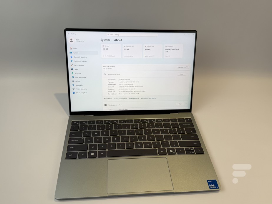 Le Dell XPS 13 (2026) // Source : Frandroid