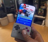 La GameSir Pocket Taco avec Mario Kart DS // Source : Frandroid