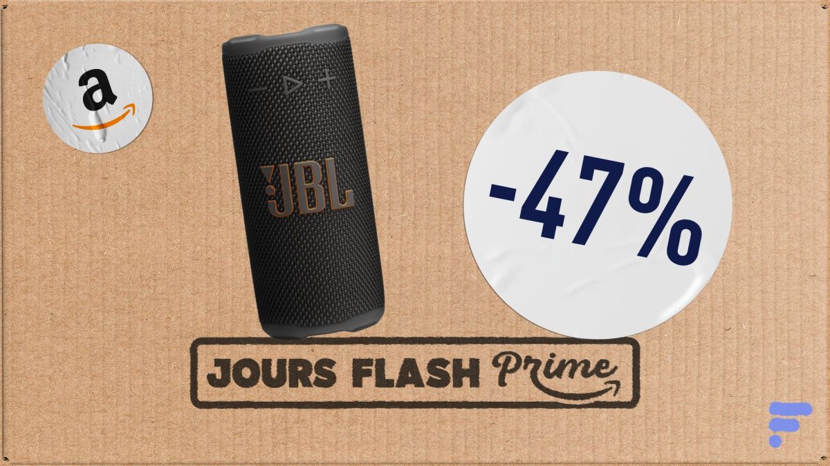 L’une des meilleures enceintes compactes de JBL est -47 % à la fin des Jours Flash Prime