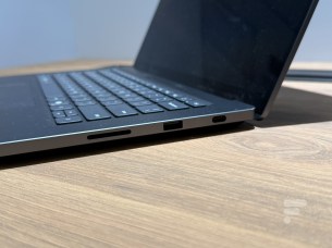 Microsoft Surface Laptop Ultra avec Nvidia RTX Spark // Source : Frandroid