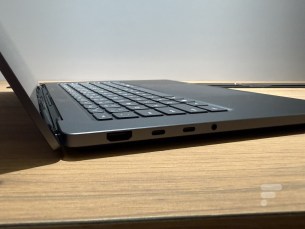 Microsoft Surface Laptop Ultra avec Nvidia RTX Spark // Source : Frandroid