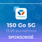 L&rsquo;un des meilleurs réseaux de France est aussi l&rsquo;un des moins chers avec ce forfait 150 Go 5G