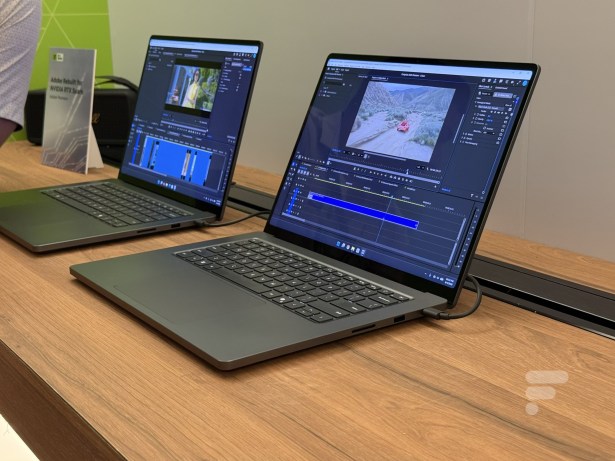 Les premières démos des PC Nvidia RTX Spark // Source : Frandroid