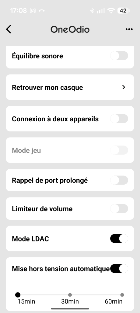 Application OneOdio // Source : Sylvain Pichot - Frandroid
