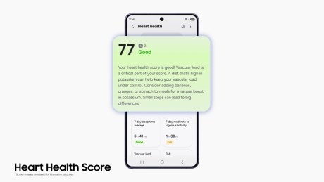 Le score de cœur de Samsung Health