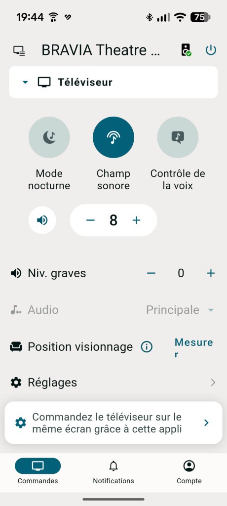 Application Sony Connect // Source : Sylvain Pichot - Frandroid