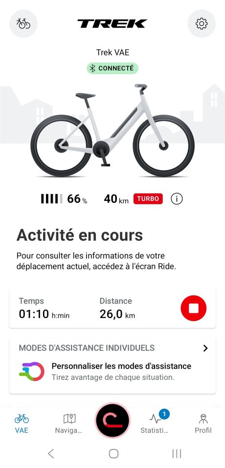 Trek Charter 2026 appli accueil