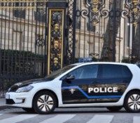 Volkswagen e-Golf de la Préfecture de Police de Paris // Source : Volkswagen France