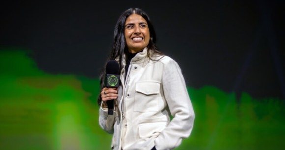 Asha Sharma lors du Xbox Game Showcase 2026 // Source : Microsoft Asha Sharma lors du Xbox Game Showcase 2026 // Source : Microsoft