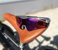 Les lunettes vélo connectées au système Bosch. // Source : M. Lauraux pour Frandroid
