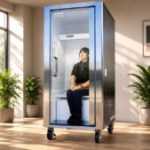 Encore plus radicale que la climatisation : cette cabine individuelle réfrigérée vous refroidit en 10 minutes