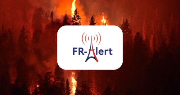 Le système d'alerte FR-Alert face aux incendies // Source : Montage Frandroid