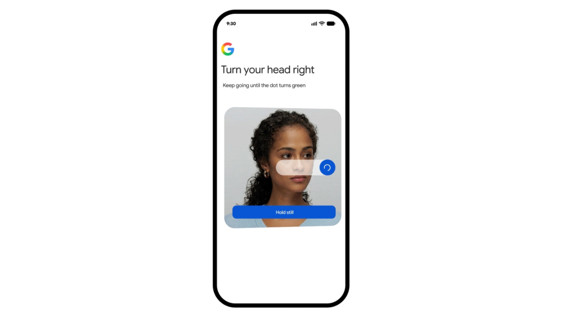 L'enregistrement d'une vidéo selfie pour la connexion à son compte Google