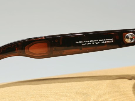 Lunettes connectées Samsung (Warby Parker) // Source : Omar Belkaab - Frandroid