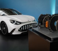 Der innovative Axial-Fluss-Motor läuft seit Juni 2026 in Großserie in Berlin vom Band. The innovative axial-flux motor has been rolling off the production line in Berlin since June 2026.