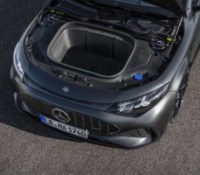 Der neue elektrische Mercedes-AMG CLA 45 4MATIC+.

Exterieur Farbe: MANUFAKTUR graphit grau magno

Interieur Polster: ARTICO/Microcut schwarz / racegelb

Energieverbrauch kombiniert: 18,7‒16,5 kWh/100 km | CO₂-Emissionen kombiniert: 0 g/km | CO₂-Klasse: A

Die Angaben sind vorläufig. Es liegen bislang weder bestätigte Werte von einer amtlich anerkannten Prüforganisation noch eine EG-Typgenehmigung noch eine Konformitätsbescheinigung mit amtlichen Werten vor. Abweichungen zwischen den Angaben und den amtlichen Werten sind möglich.

// 
The new Mercedes-AMG CLA 45 4MATIC+ electric.

Exterior color: MANUFAKTUR graphite grey magno

Interior color: ARTICO Microcut black / race yellow

Energy consumption combined: 18.7–16.5 kWh/100 km | Combined CO₂ emissions: 0 g/km | CO₂ class: A

The figures are provisional. To date, there are no confirmed figures from an officially recognised testing organisation, nor is there an EC type-approval or a certificate of conformity containing official figures. There may be discrepancies between the figures provided and the official figures.